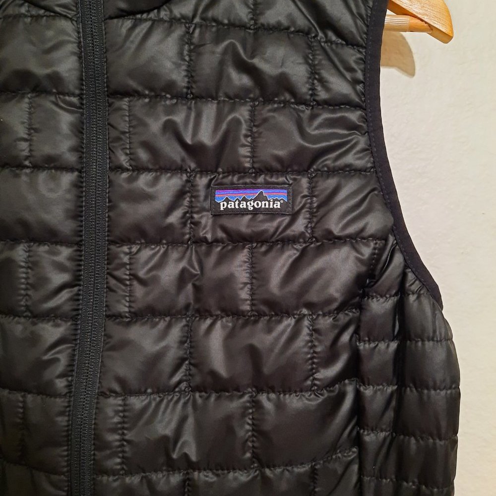 Black Patagonia Nano Puff Vest With Jack Daniels - Picture 2 of 9